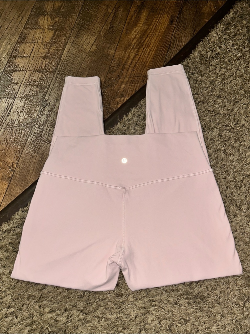 Lululemon Align High Waisted leggings in “Strawberry Milkshake” Size 14